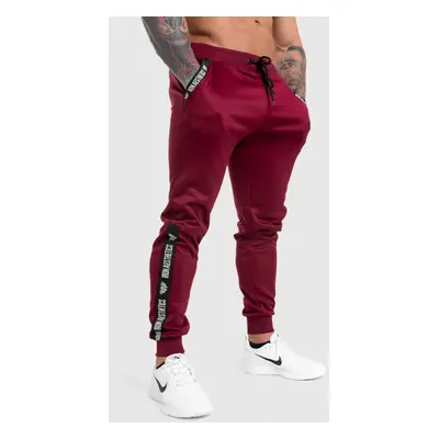 Jogger tepláky Iron Aesthetics Partial, bordové