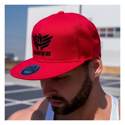 Pánská kšiltovka Aesthetics Snapback, červená