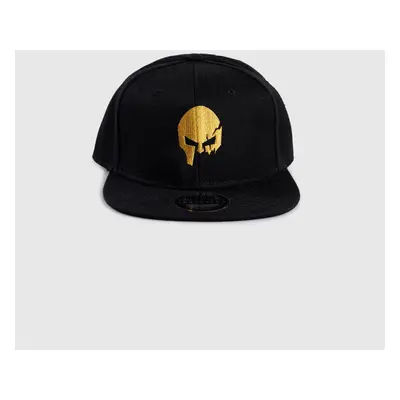 Pánská kšiltovka Aesthetics Snapback SKULL GOLD, černá