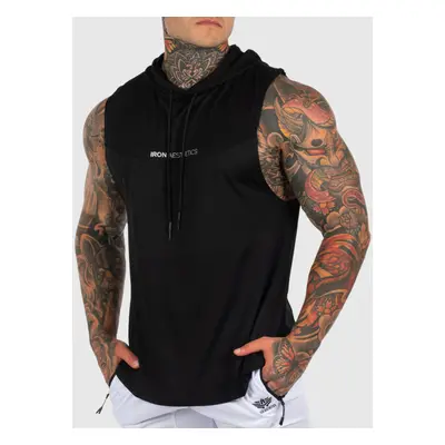 Sportovní tílko Iron Aesthetics Hoodie Tank, černé