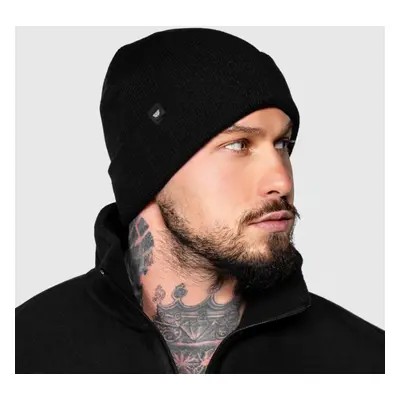 Zimní beanie čepice Iron Aesthetics Topper, černá