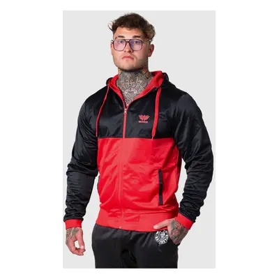 Pánská sportovní mikina Iron Aesthetics Half, black&red