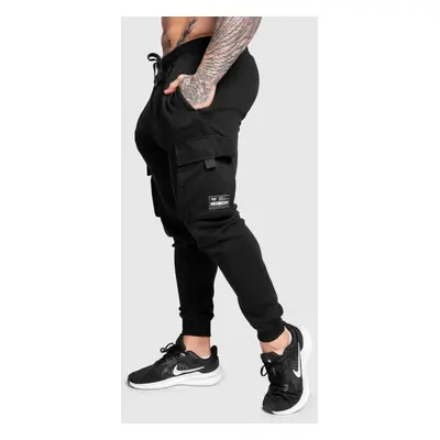 Pánské tepláky Iron Aesthetics Cargo Joggers, černé