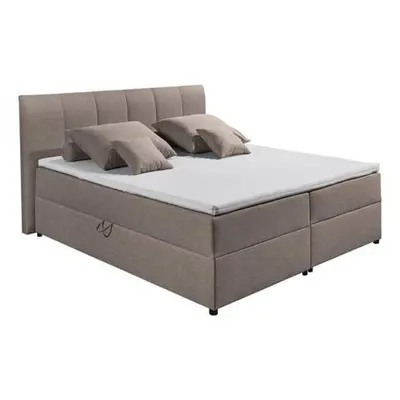 Boxspring postel GRANADA hnědá 180x200 cm