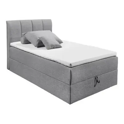 Boxspring postel GRANADA šedá 120x200 cm