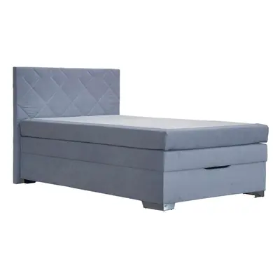 Boxspring postel JOHANA 120x200, šedě modrá