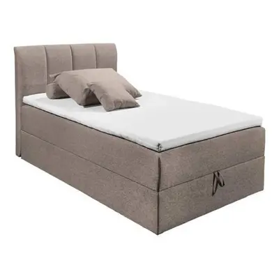 Boxspring postel GRANADA hnědá 120x200 cm