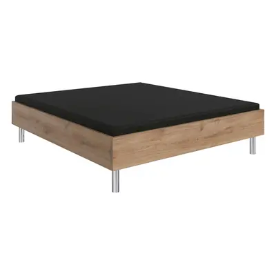 Futonová postel LEVEL BEDS A 180/200cm,imitace přírod.dubu