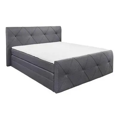 Boxspring postel CALGARY antracit 180x200 cm