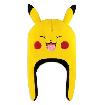 Čepice šerpa Pokémon - Smiling Pikachu (fleecová)