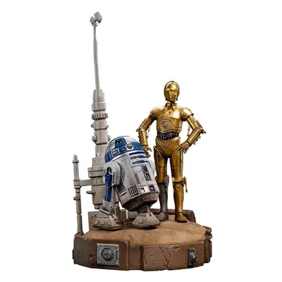 Soška Iron Studios Star Wars - C3-PO a R2-D2 Deluxe Art Scale 1/10