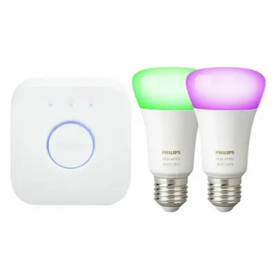 Philips Hue White and Color Ambience set 2 žárovek EU E27/A60 + bridge