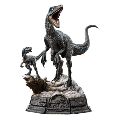 Soška Iron Studios Art Scale 1/10: Jurassic World: Domination - Blue and Beta Deluxe