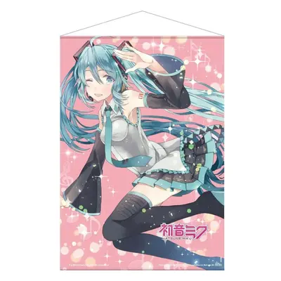 Plátěný plakát Hatsune Miku - Pink Glitter Miku 50 x 70 cm