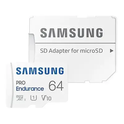 Samsung micro SDXC 64GB PRO Endurance + SD adaptér