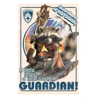 Plakát Guardians of the Galaxy - Rocket and Baby Groot (187)