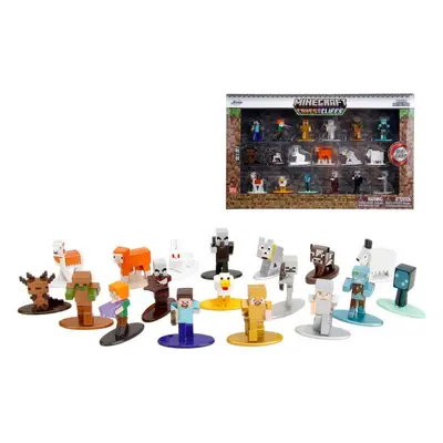 Set mini figurek Minecraft Nano Metalfigs (18Pack) 4 cm