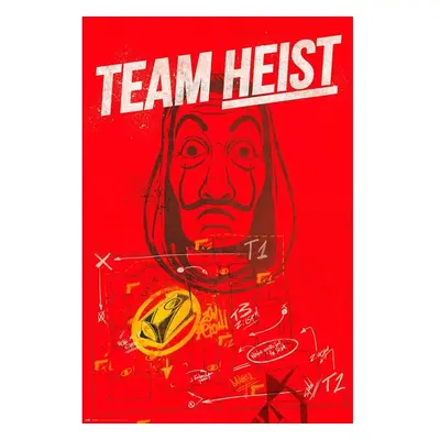 Plakát La Casa De Papel - Team Heist (144)