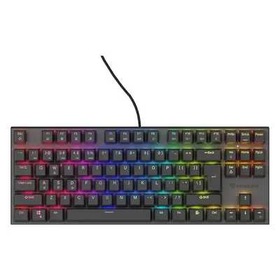 Genesis THOR 303 TKL Outemu Peach Silent mechanická klávesnice US černá