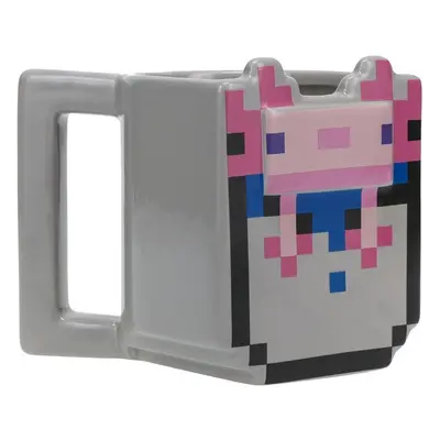 Hrnek 3D Minecraft - Axolotl 400 ml (nedostupné)