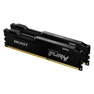 Kingston FURY Beast 16GB 1600MHz DDR3 CL10 DIMM (2x8GB) Black