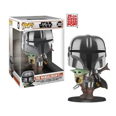 Funko POP! #380 TV: SW The Mandalorian - The Mandalorian Holding the Child 25 cm