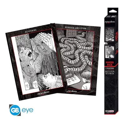 Set 2 plakátů Junji Ito - Artworks (52x38 cm)