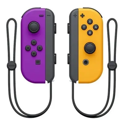 Nintendo Joy-Con Pair neonově fialový/neonově oranžový