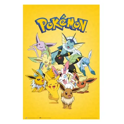 Plakát Pokémon - Eevee Evolutions (190)