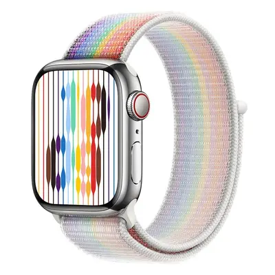 Apple Watch 41/40/38mm provlékací sportovní řemínek Pride Edition