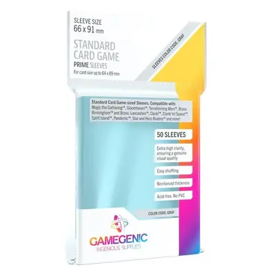 Gamegenic Prime Standard Card Sleeves 66 x 91 mm čiré obaly na karty (50 sleevů)