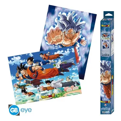 Set 2 plakátů Dragon Ball Super - Goku & Friends (52x38 cm)