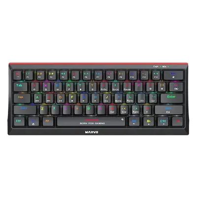 Marvo KG962G EN - R mechanická herní klávesnice TKL RGB (US) černá