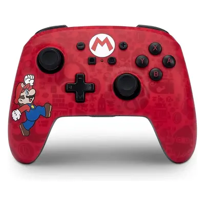 PowerA Enhanced bezdrátový herní ovladač pro Nintendo Switch (OLED, Switch, Lite) Mario Here We 