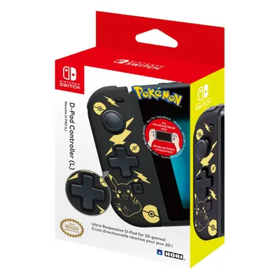 Hori D-Pad Controller Pikachu Black Gold (Switch)