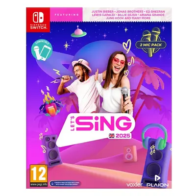 Let’s Sing 2025 + 2 mikrofony (Switch)