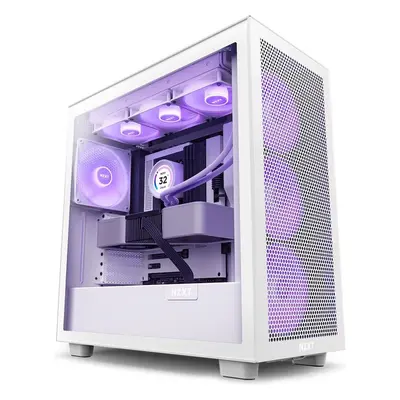 NZXT H7 Flow RGB edition bílá