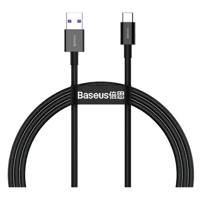 Baseus Superior Series rychlonabíjecí kabel USB/Type-C 66W 1m černá