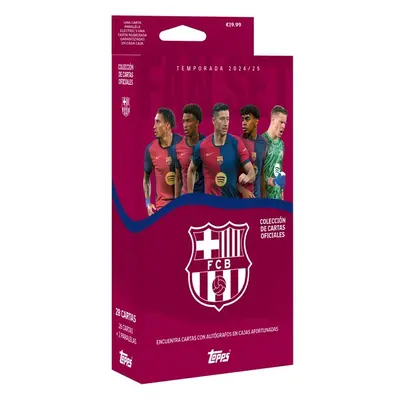 Fotbalové karty Topps 24/25 Fan Set FC Barcelona (Exclusive)