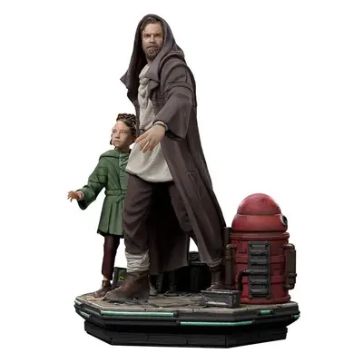 Soška Iron Studios Art Scale 1/10 Deluxe Star Wars - Obi-Wan and Young Leia