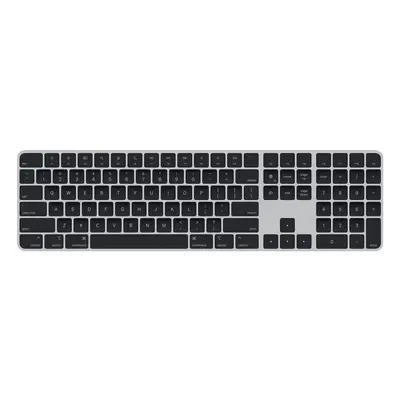 Apple Magic Keyboard s Touch ID a číselnou klávesnicí - česká - černé klávesy