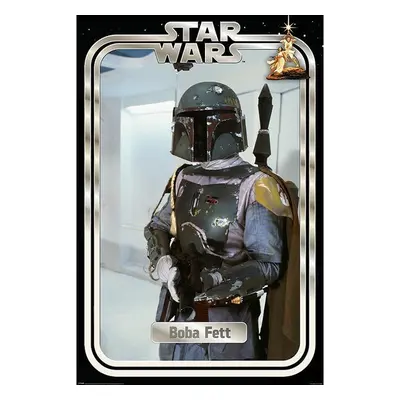 Plakát Star Wars - Boba Fett Retro Packaging (255)