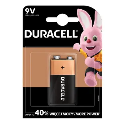 Duracell Basic 9V alkalická baterie, 1 ks