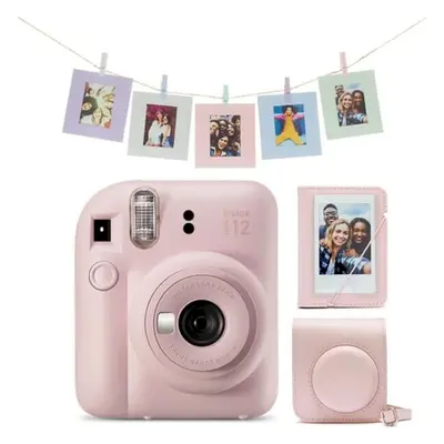 Fujifilm Instax Mini 12 růžový + Mini 12 ACC kit + 2x10 film