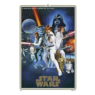 Plakát Star Wars - 40th Anniversary One Sheet B (124)