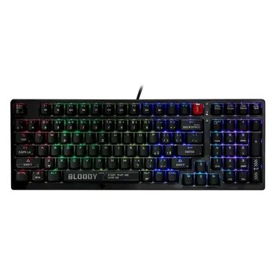 A4tech Bloody S98 RGB herní mechanická klávesnice (CZ/SK) černá