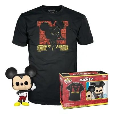 Funko POP! & Tee Box: Disney - Mickey (Diamond Glitter)