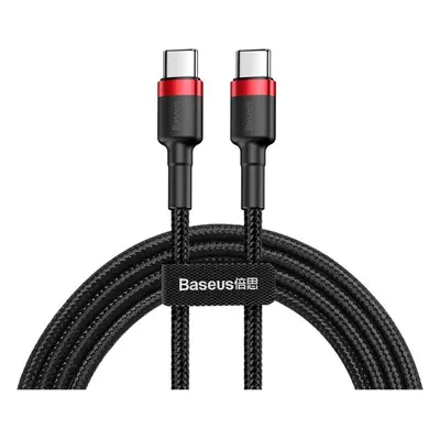 Baseus Cafule kabel USB-C PD 2.0 60W (20V/3A) 1m červený/černý