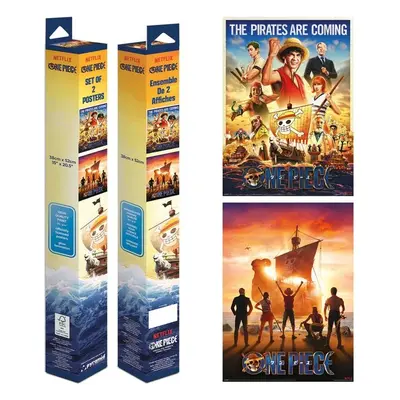 Set 2 plakátů One Piece - Live Action (52x38 cm)