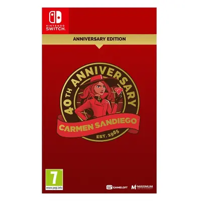 Carmen Sandiego 40th Anniversary Edition (Switch)